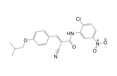 (2E)-N-(2-chloro-5-nitrophenyl)-2-cyano-3-(4-isobutoxyphenyl)-2-propenamide