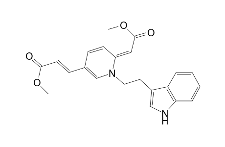 (E)-3-[(6E)-1-[2-(1H-indol-3-yl)ethyl]-6-(2-keto-2-methoxy-ethylidene)-3-pyridyl]acrylic acid methyl ester