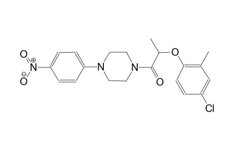 1-[2-(4-chloro-2-methylphenoxy)propanoyl]-4-(4-nitrophenyl)piperazine