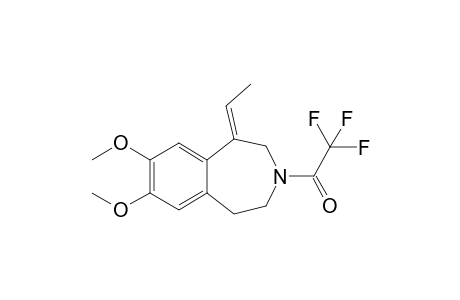(Z)-1-Ethylidene-N-trifluoroacetyl-7,8-dimethoxy-2,3,4,5-tetrahydro-1H-3-benzazepine
