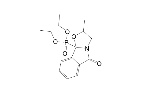 (3,5-DIHYDRO-2-METHYL-5-OXO-OXAZOLO-[2,3-A]-ISOINDOLE-9B(2H)-YL)-PHOSPHONIC-ACID-DIETHYLESTER