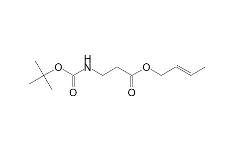 (E)-But-2-enyl 3-(tert-butoxycarbonylamino)propanoate