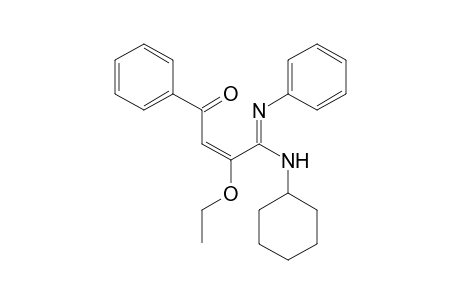 N-Cyclohexyl-4-oxo-4,N'-diphenyl-2-butenamidine