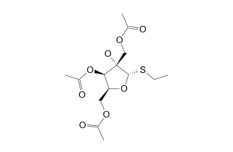 ETHYL-2-C-ACETOXYMETHYL-3,5-DI-O-ACETYL-1-THIO-ALPHA-D/BETA-L-XYLOFURANOSIDE