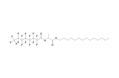 L-Alanine, N-pentadecafluorooctanoyl-, tetradecyl ester