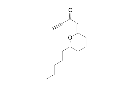 Z-6-PENTYL-2-[2-OXO-BUTIN-(3)-YLIDEN]-TETRAHYDROPYRAN
