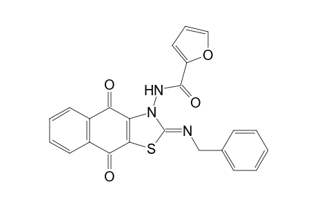 (Z)-N-(2-(Benzylimino)-4,9-dioxonaphtho[2,3-d]-thiazol-3(2H,4H,9H)-yl)furan-2-carboxamide