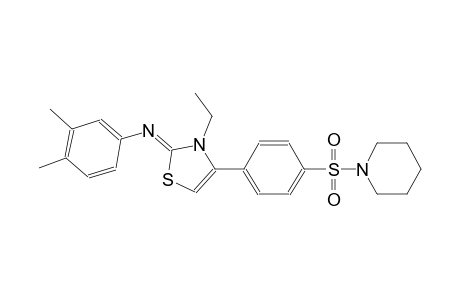 benzenamine, N-[(2Z)-3-ethyl-4-[4-(1-piperidinylsulfonyl)phenyl]thiazolylidene]-3,4-dimethyl-
