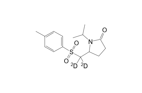 5-[dideuterio(p-tolylsulfonyl)methyl]-1-isopropyl-pyrrolidin-2-one