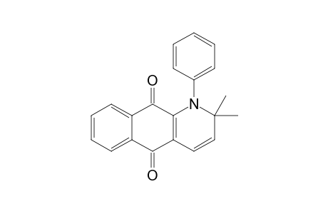 2,2-Dimethyl-1-phenyl-benzo[g]quinoline-5,10-dione