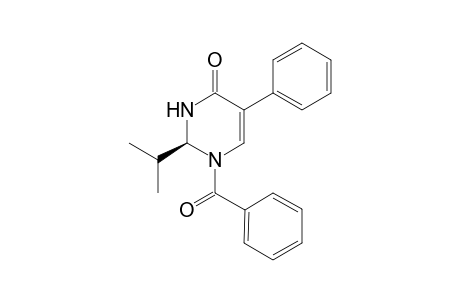 1-Benzoyl-(2S)-isopropyl-5-phenyl-2,3-dihydro-4(1H)-pyrimidin-4-one