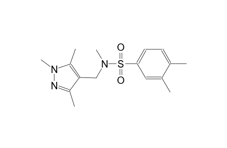 benzenesulfonamide, N,3,4-trimethyl-N-[(1,3,5-trimethyl-1H-pyrazol-4-yl)methyl]-