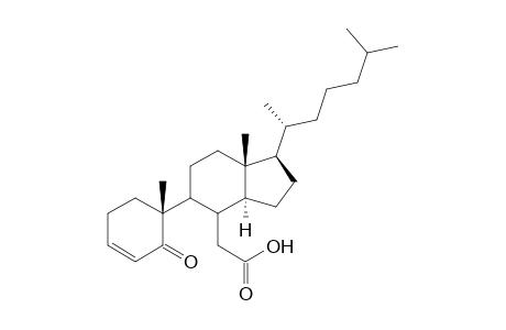 5-oxo-5,6-secocholest-3-en-6-oic acid