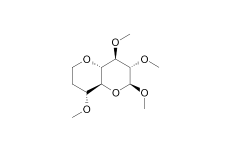 METHYL_4,8-ANHYDRO-7-DEOXY-2,3,6-TRI-O-METHYL-BETA-L-GLYCERO-D-GLUCOOCTOPYRANOSIDE