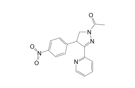 1-Acetyl-3-(2-pyridyl)-4-(4-nitrophenyl)-pyrazoline