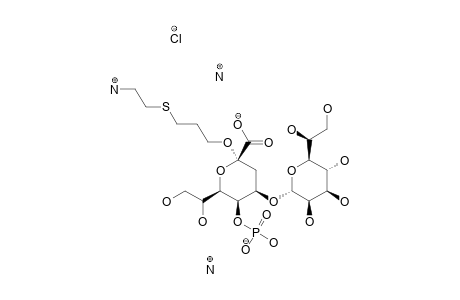 3-(2-AMINOETHYLTHIO)-PROPYL-(L-GLYCERO-ALPHA-D-MANNO-HEPTOPYRANOSYL)-(1'->4)-3-DEOXY-ALPHA-D-MANNO-OCT-2-ULOPYRANOSIDONATE-5-(AMMONIUM-HYDROGEN-PHO