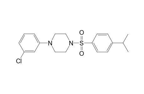 1-(3-Chlorophenyl)-4-(4-propan-2-ylphenyl)sulfonyl-piperazine