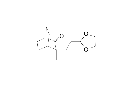 3-[2-(1,3-dioxolan-2-yl)ethyl]-3-methylbicyclo[2.2.2]octan-2-one