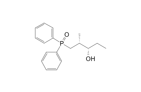 (2R*,3R*)-1-Diphenylphiosphinoyl-2-methylpentan-3-ol