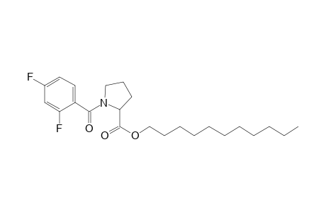 L-Proline, N-(2,4-difluorobenzoyl)-, undecyl ester