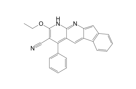 3-Cyano-2-ethoxy-4-phenylindeno[1,2-g]1,8-naphthyridine