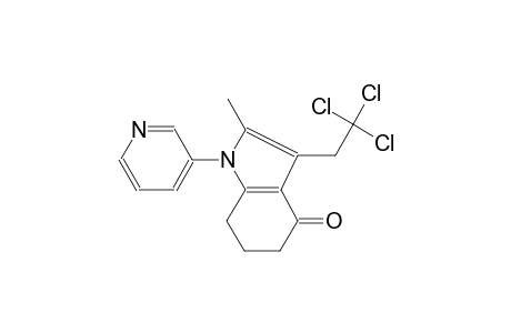 2-Methyl-1-pyridin-3-yl-3-(2,2,2-trichloro-ethyl)-1,5,6,7-tetrahydro-indol-4-one
