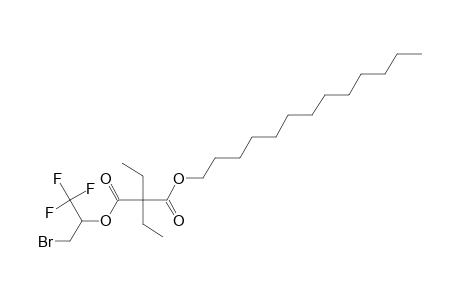 Diethylmalonic acid, 1-bromo-3,3,3-trifluoroprop-2-yl tridecyl ester