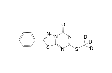7-(d3-Methylsulfanyl)-2-phenyl-5H-[1,3,4]thiadiazolo[3,2-a][1,3,5]triazin-5-one