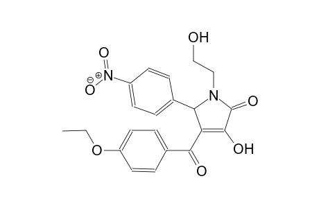 4-(4-Ethoxy-benzoyl)-3-hydroxy-1-(2-hydroxy-ethyl)-5-(4-nitro-phenyl)-1,5-dihydro-pyrrol-2-one