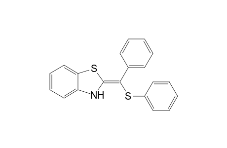 2-[.alpha.(Phenylthio)benzylidene]benzothiazoline