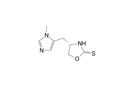 (4S)-4-[(3-methyl-4-imidazolyl)methyl]-2-oxazolidinethione
