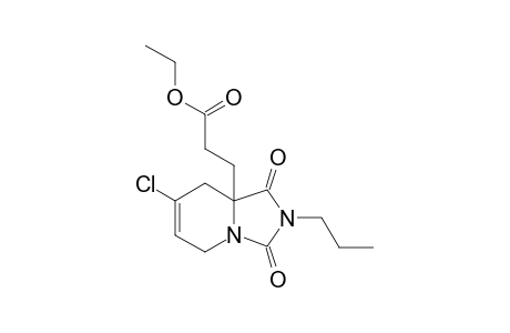 ETHYL-3-[7-CHLORO-1,3-DIOXO-2-PROPYL-2,3,5,8-TETRAHYDROIMIDAZO-[1,5-A]-PYRIDIN-8A(1H)-YL]-PROPANOATE