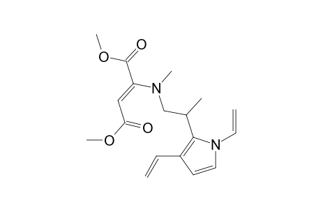 2-Butenedioic acid, 2-[2-(1,3-diethenyl-2-pyrrolyl](methyl)amino-, dimethyl ester