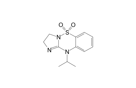 10H-Imidazo[1,2-b][1,2,4]benzothiadiazine, 2,3-dihydro-10-(1-methylethyl)-, 5,5-dioxide