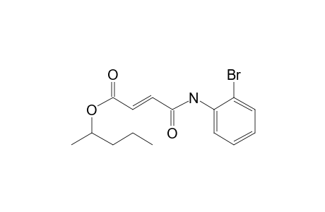 Fumaric acid, monoamide, N-(2-bromophenyl)-, 2-pentyl ester