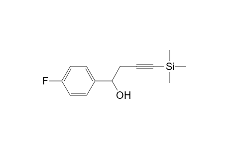 1-(4-fluorophenyl)-4-trimethylsilyl-but-3-yn-1-ol