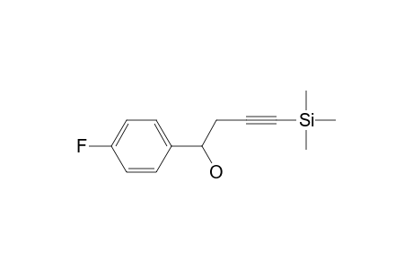 1-(4-fluorophenyl)-4-trimethylsilyl-but-3-yn-1-ol