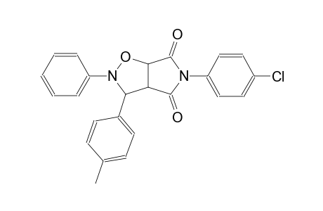 5-(4-chlorophenyl)-3-(4-methylphenyl)-2-phenyldihydro-2H-pyrrolo[3,4-d]isoxazole-4,6(3H,5H)-dione