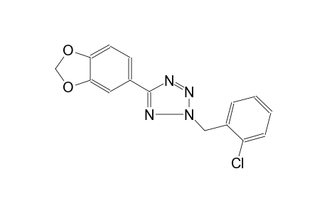 2H-tetrazole, 5-(1,3-benzodioxol-5-yl)-2-[(2-chlorophenyl)methyl]-
