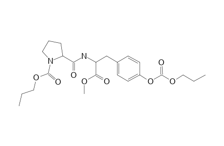 L-pro-L-tyr, N,o-di(N-Propyloxycarbonyl)-, methyl ester (isomer 1)