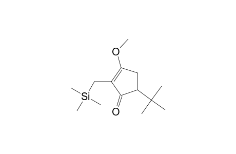 5-tert-Butyl-3-methoxy-2-(trimethylsilylmethyl)-1-cyclopent-2-enone