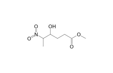 Methyl 4-hydroxy-5-nitrohexanoate