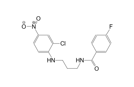 N-[3-(2-chloro-4-nitro-anilino)propyl]-4-fluoro-benzamide