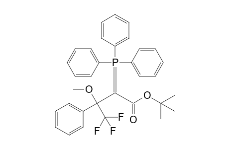 4,4,4-trifluoro-3-methoxy-3-phenyl-2-triphenylphosphoranylidene-butyric acid tert-butyl ester