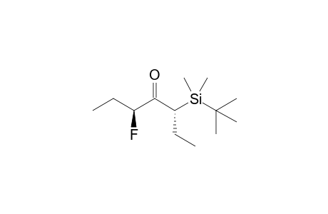 (3R,5S)-3-(t-Butyldimethylsilyl)-5-fluoro-4-heptanone