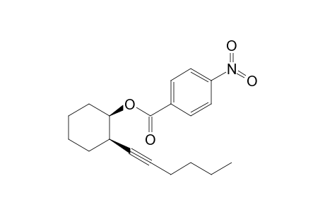 2-(Hexynyl)cyclohexyl 4-nitrobenzoate