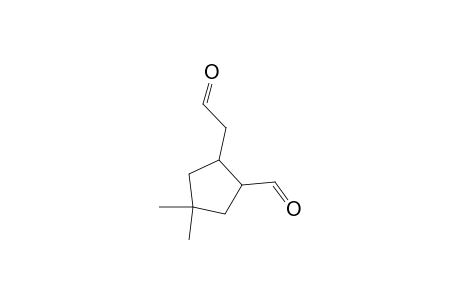 4,4-Dimethyl-1-(oxoethyl)-2-cyclopentanecarboxaldehyde