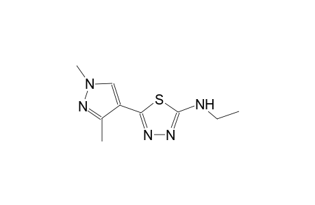 5-(1,3-dimethyl-1H-pyrazol-4-yl)-N-ethyl-1,3,4-thiadiazol-2-amine