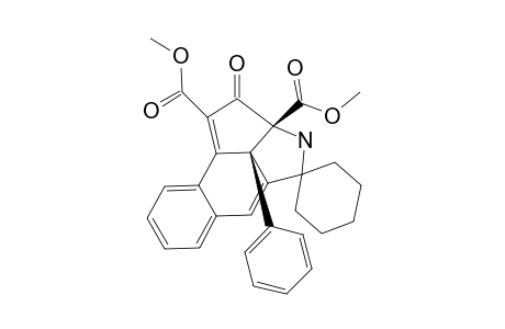 SPIRO-[CYCLOHEXANE-1',4-(2-OXO-9C-PHENYL-2,3,4,9C-TETRAHYDRO-(2AA,9CA)-3-AZA-PENTALENO-[1,6-AB]-NAPHTHALENE)]-1,2A-DICARBOXYLIC-ACID-DIMETHYLESTER