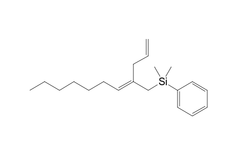2-[(Phenyldimethylsilyl)methyl]-1-hexylpenta-1,4-diene